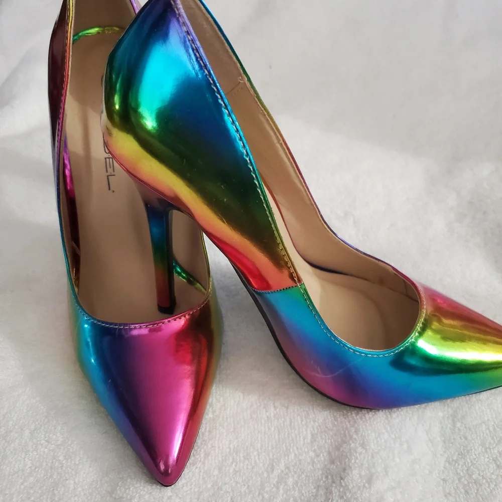 "C LABEL" Multi Color Pumps - Picture 1 of 8